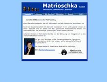 Tablet Screenshot of matrioschka.de